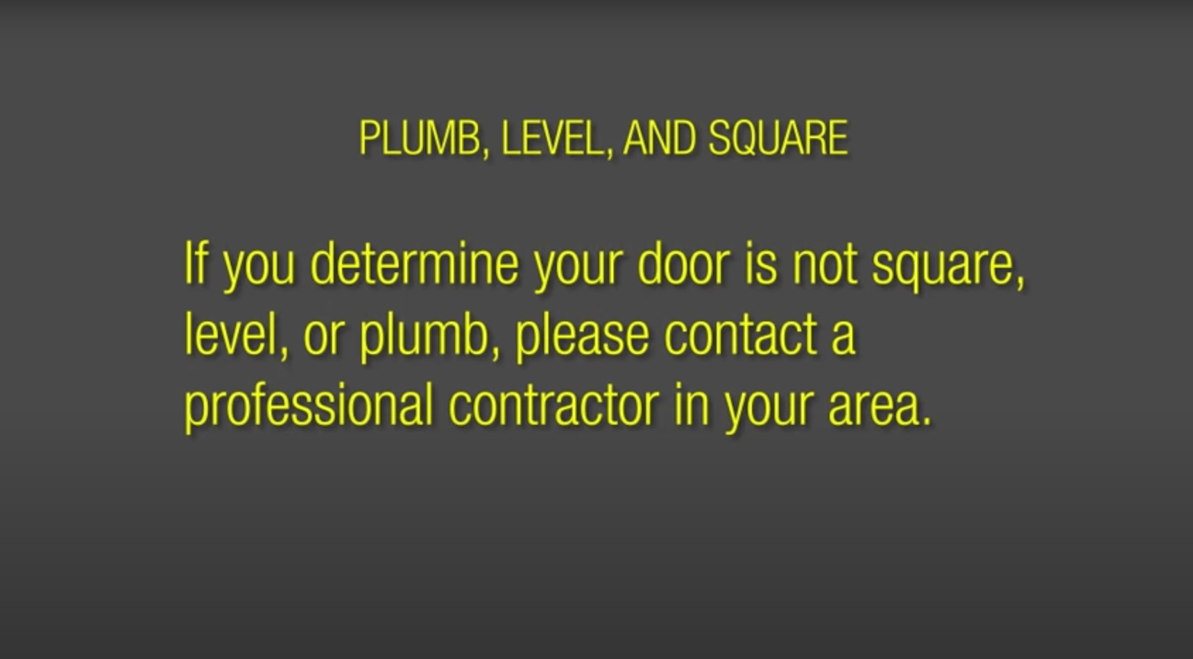 How to determine plumb, level, and square.