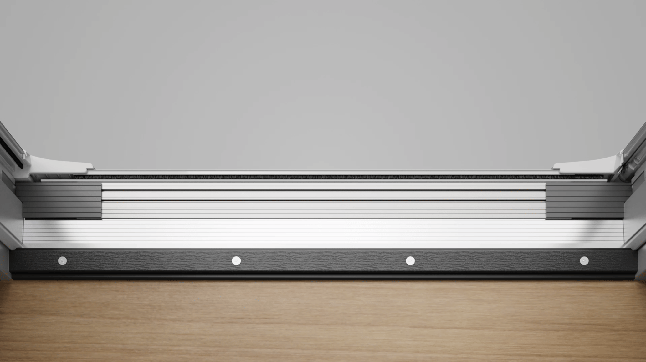 How to install a retractable screen door in a single doorway.