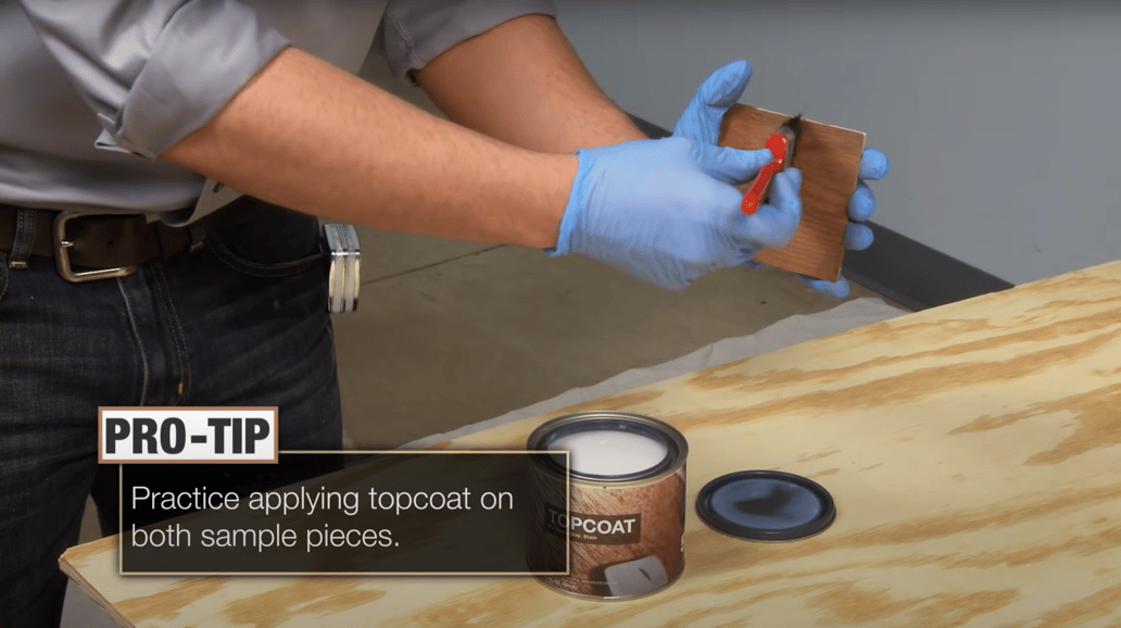 HowTo use SameDay Stain and Topcoat Fiberglass Doors