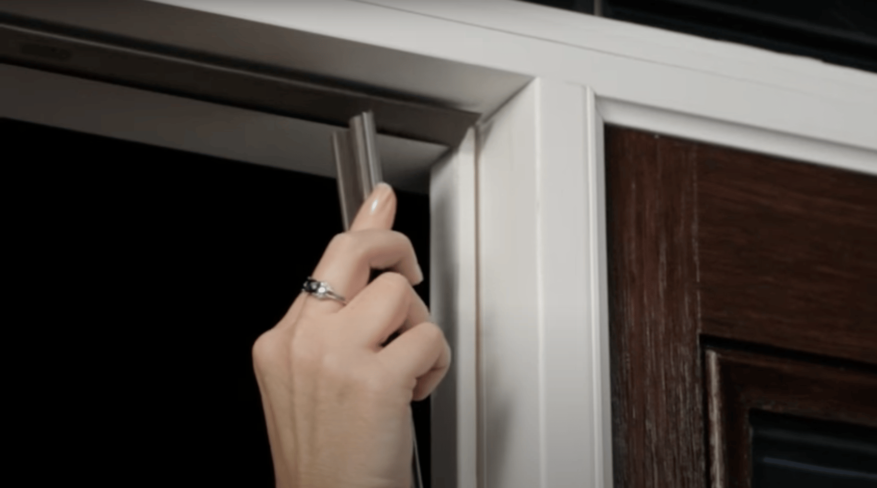 How to replace door weather stripping.